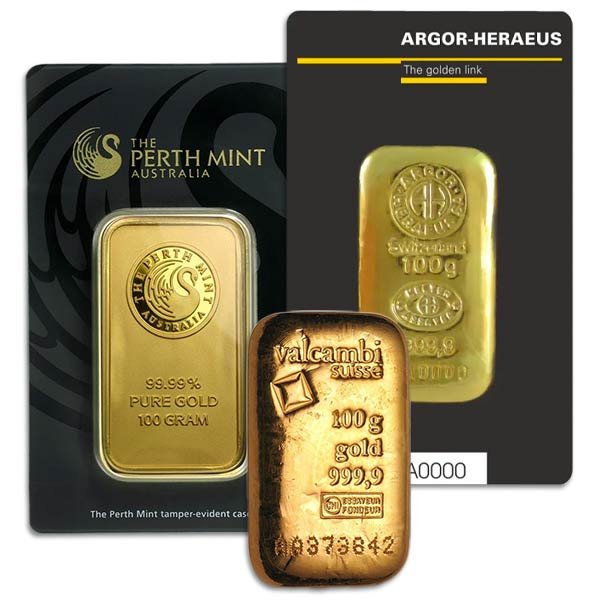 100 Gram Gold Bar